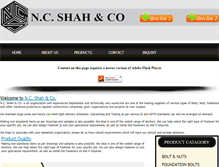 Tablet Screenshot of ncshah.com